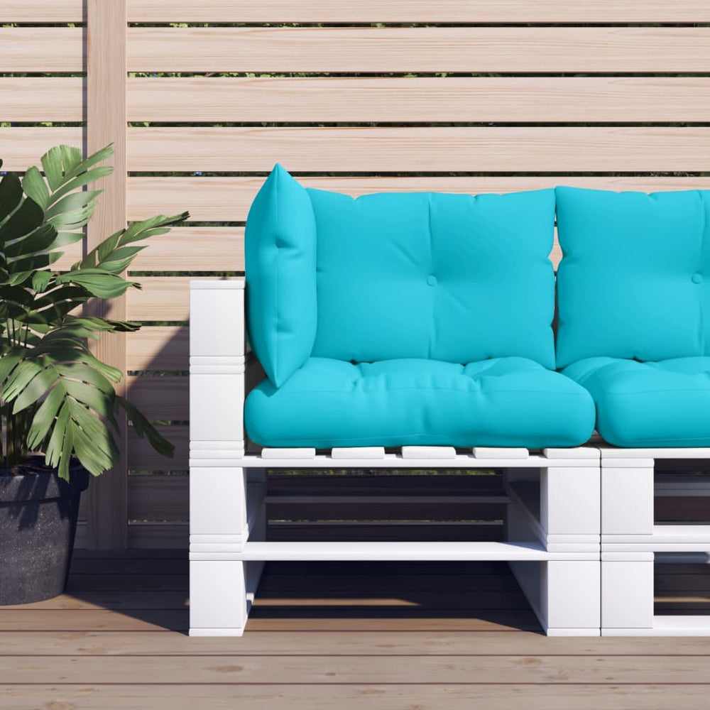 VidaXL pallet cushions 3 pcs oxford fabric turquoise