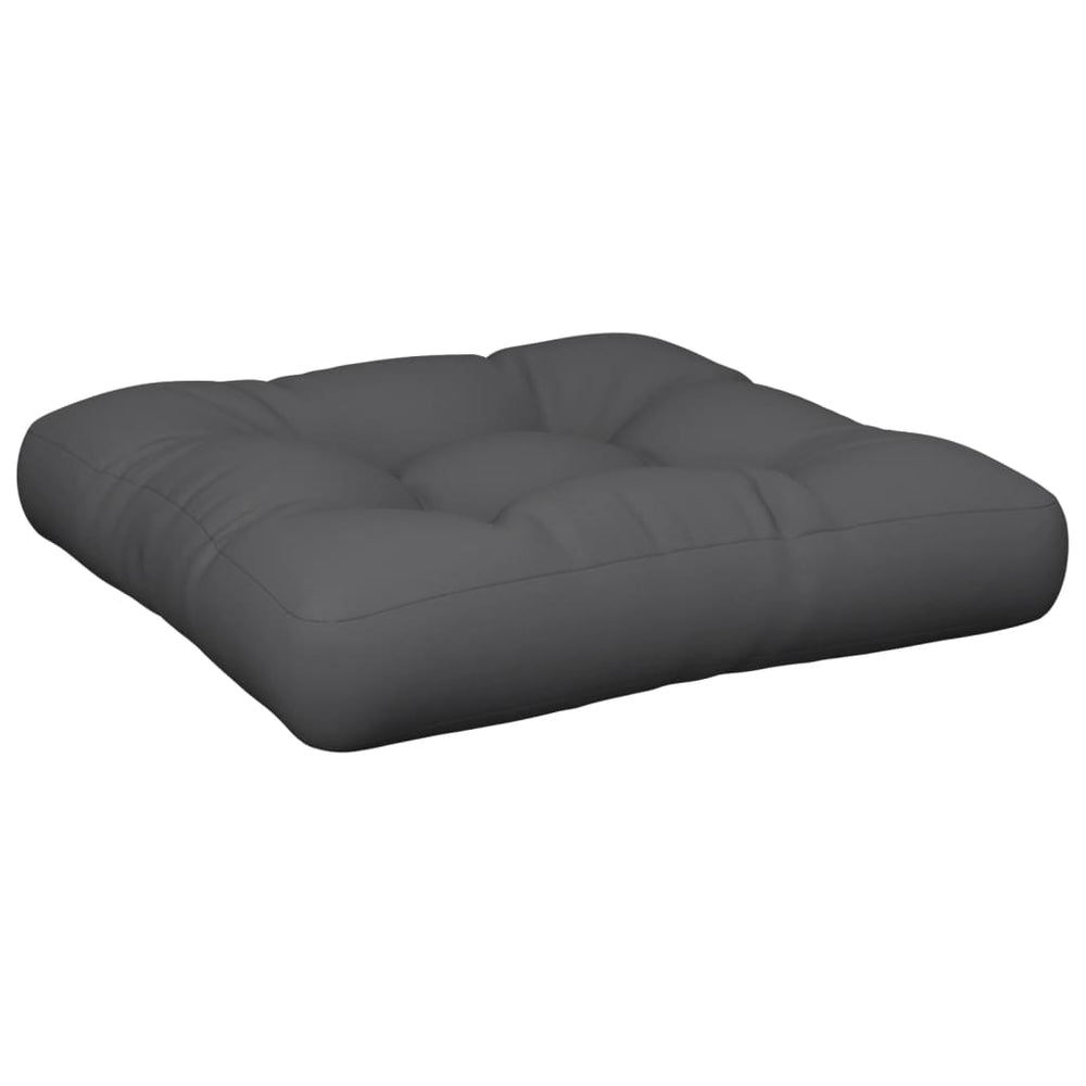 Vidaxl pallet cushion 60x61.5x10 cm fabric anthracite-colored