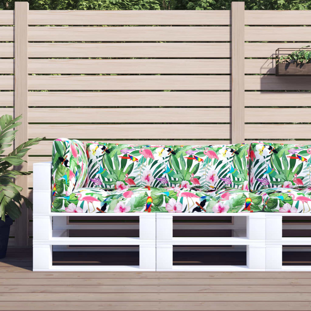 Vidaxl pallet cushions 3 pcs oxford fabric multicolor