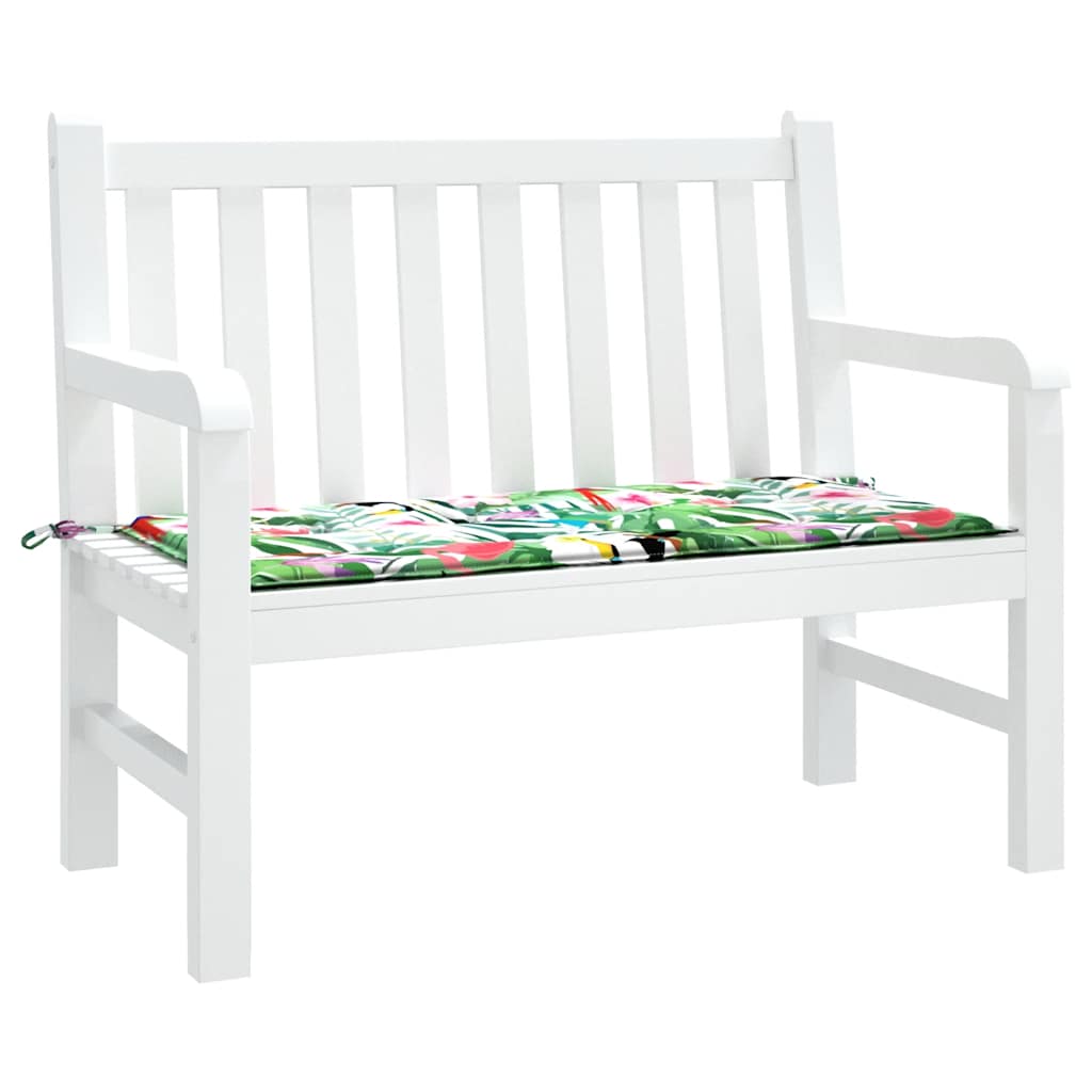 Vidaxl garden bench cushion 120x50x4 cm oxford fabric multicolor