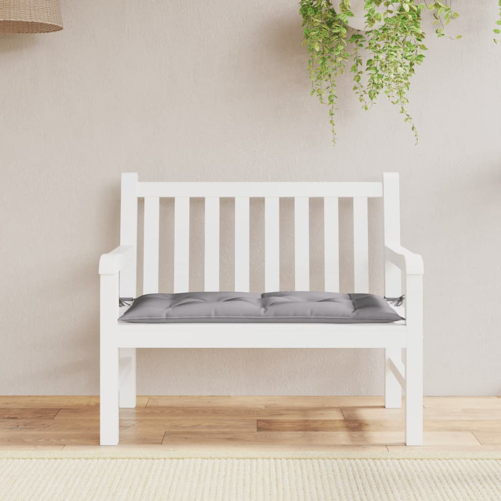 Vidaxl garden bench cushion 100x50x7 cm oxford fabric gray