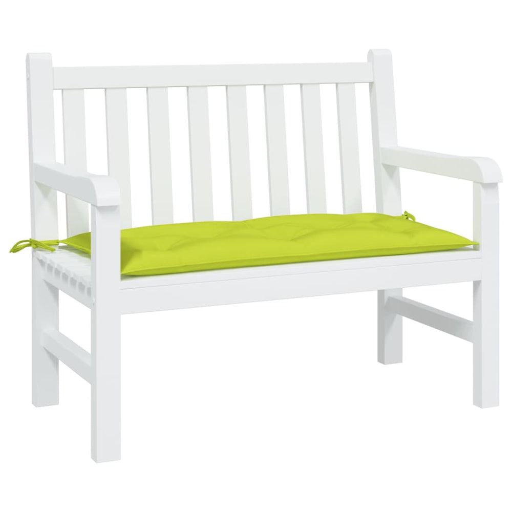 Vidaxl tuinbankkussen 100x50x7 cm oxford stof heldergroen