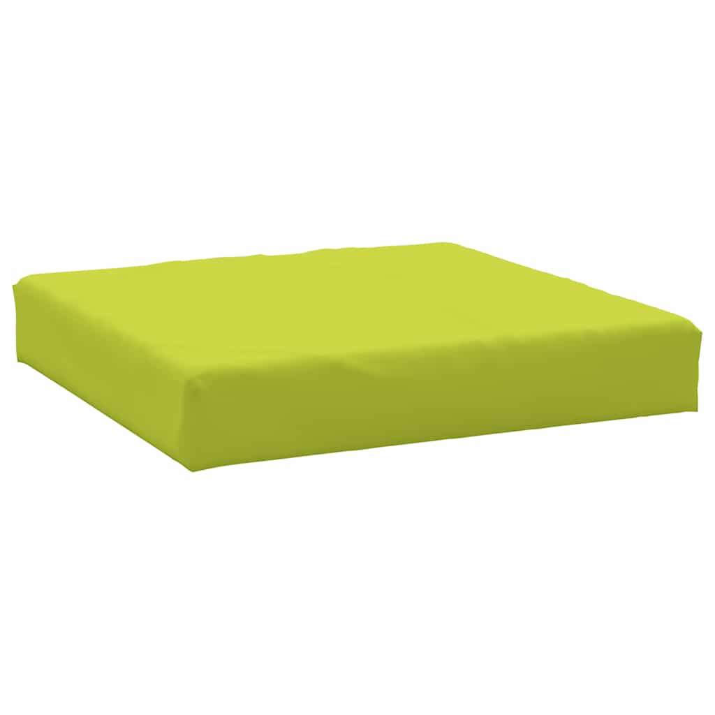 VidaXL coussin de palette 60x60x9,5 cm tissu oxford vert vif