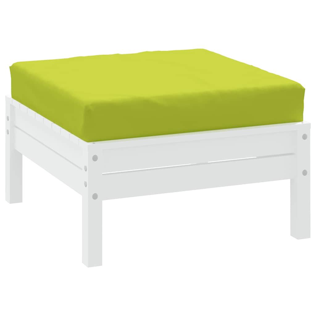 VidaXL coussin de palette 60x60x9,5 cm tissu oxford vert vif