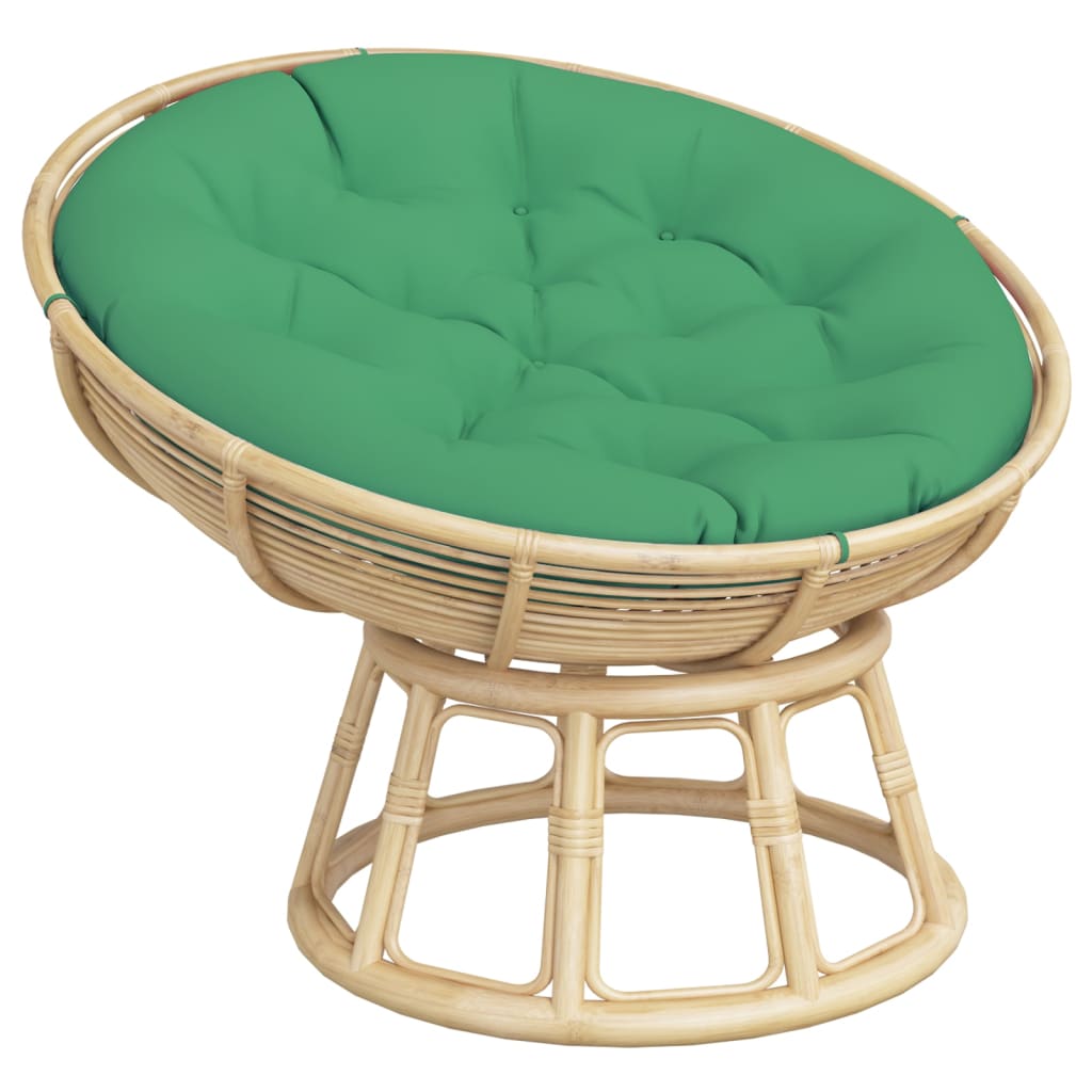 Vidaxl Sëtzkreehon ronn Ø 100x11 cm oxford Stoff gréng
