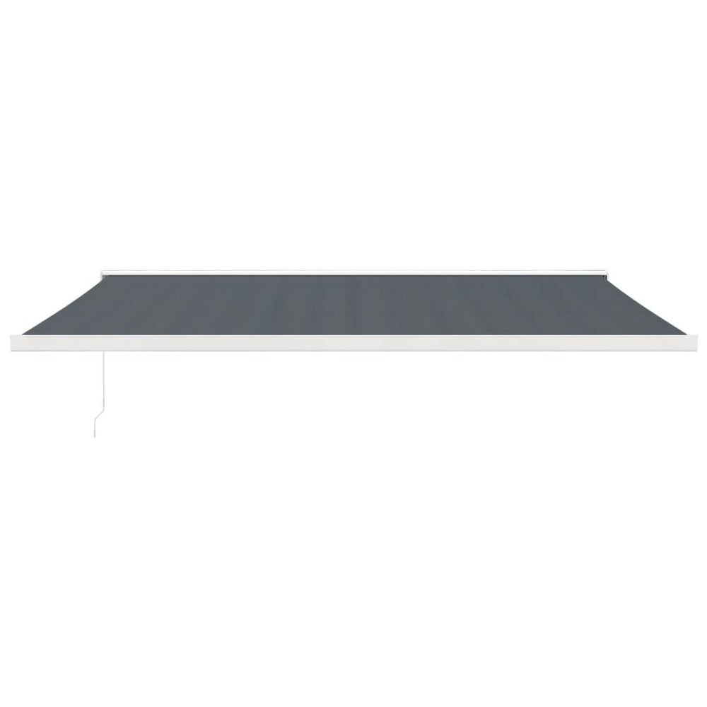 Vidaxl Extendable tende 4,5x3 m tkanina in aluminijast antracit