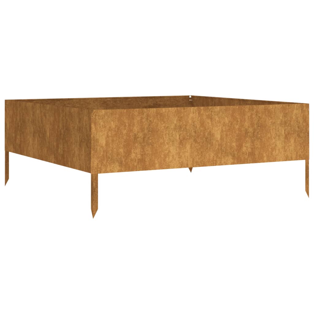 Vidaxl Raised Planter 100x100x41 cm Corten Steel