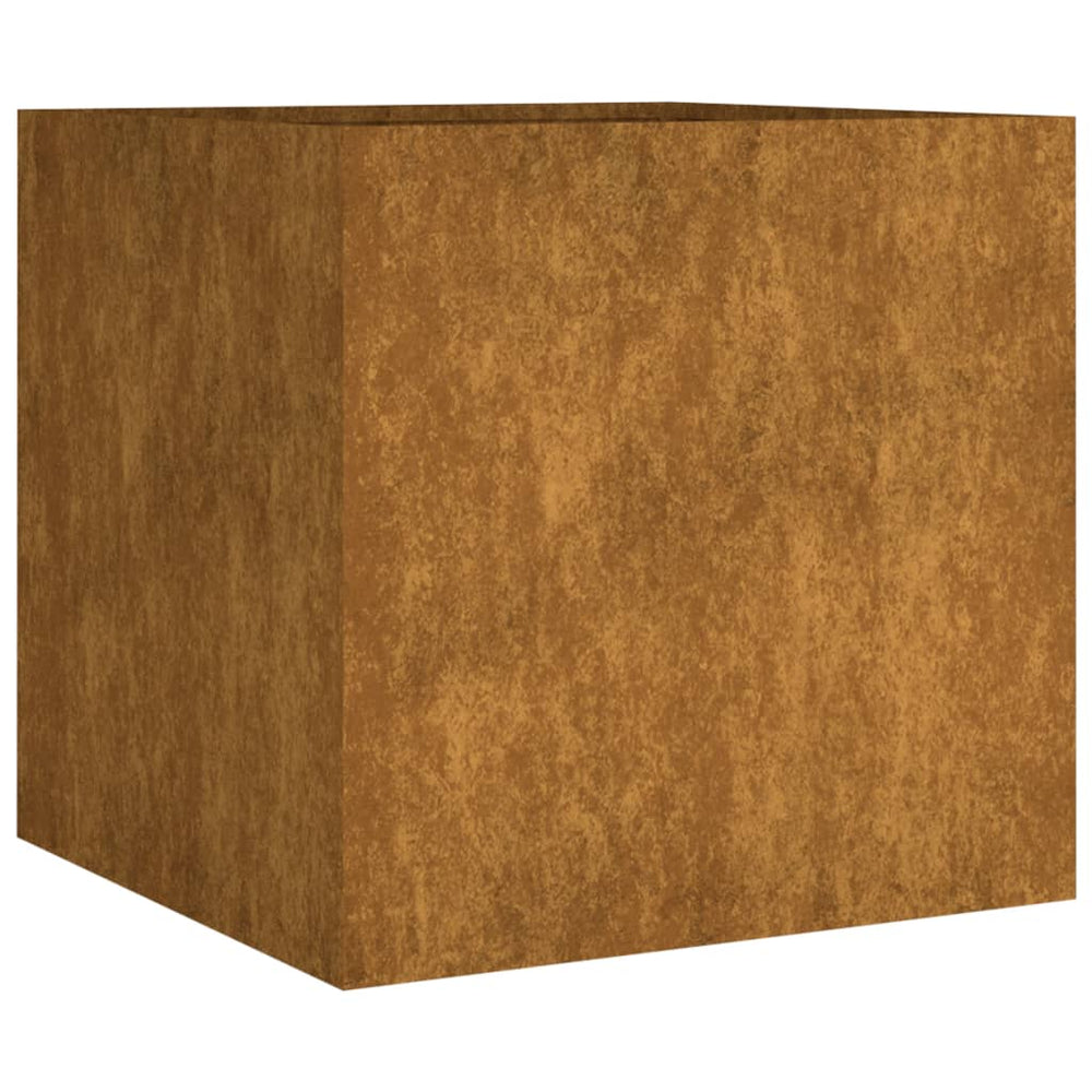 Jardinière Vidaxx 40x41x40 cm acier corten