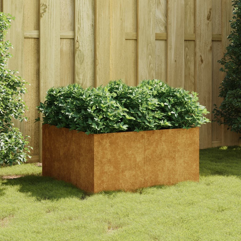 Bidaxx Planter 80x80x40 cm Corten Steel