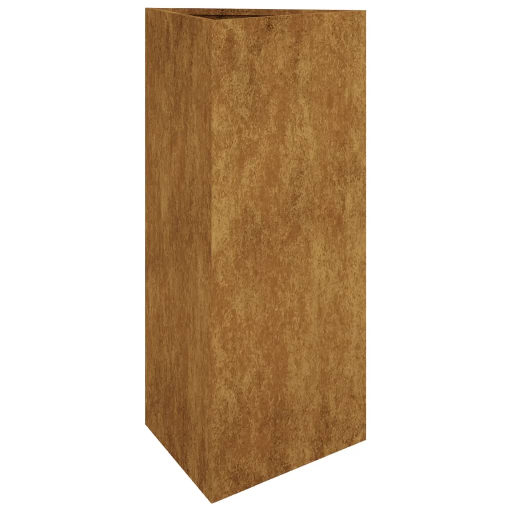 Fioriera Vidaxx 40x34,5x75 cm in acciaio corten