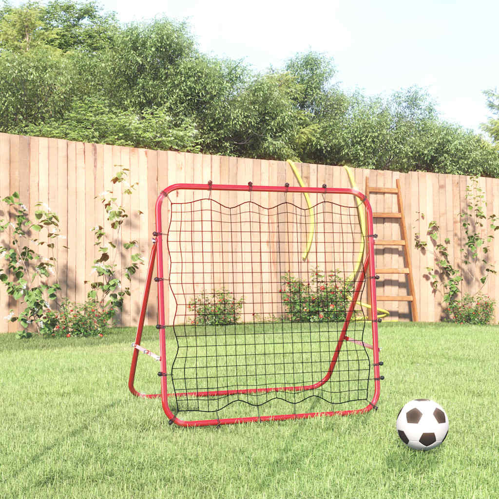 Vidaxl Football Kickback Rebounder Adjustable 96x80x96 cm Steel and Pe