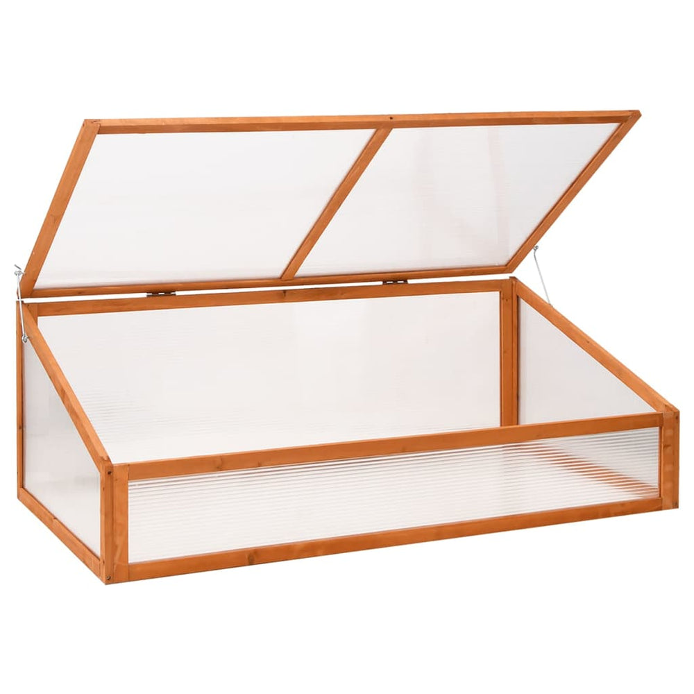 Szklarnia Vidaxx 110x58,5x39 cm drewno sosnowe pomarańczowa
