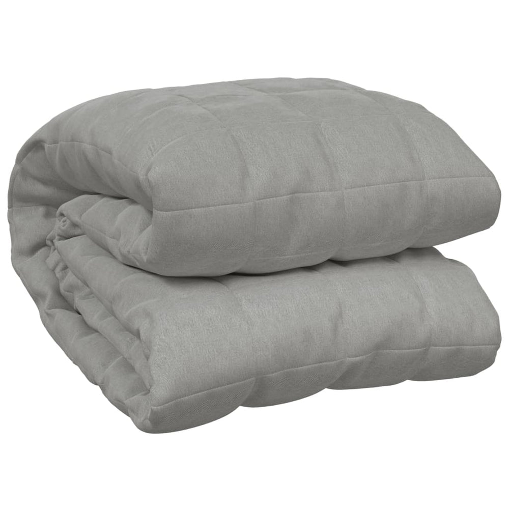 Vidaxex gewiicht den Decken 200x220 cm 9 kg Stoff Grey