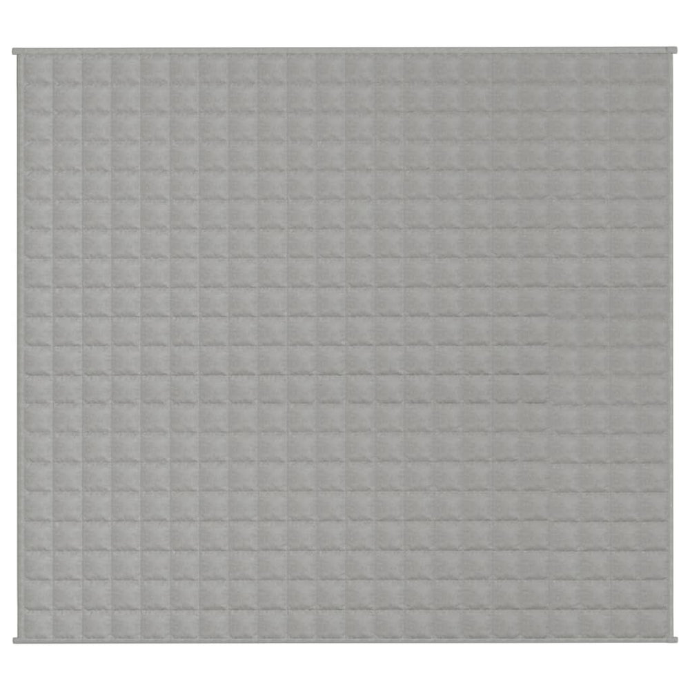 Koc obciążeniowy Vidaxx 200x230 cm 13 kg tkanina szary