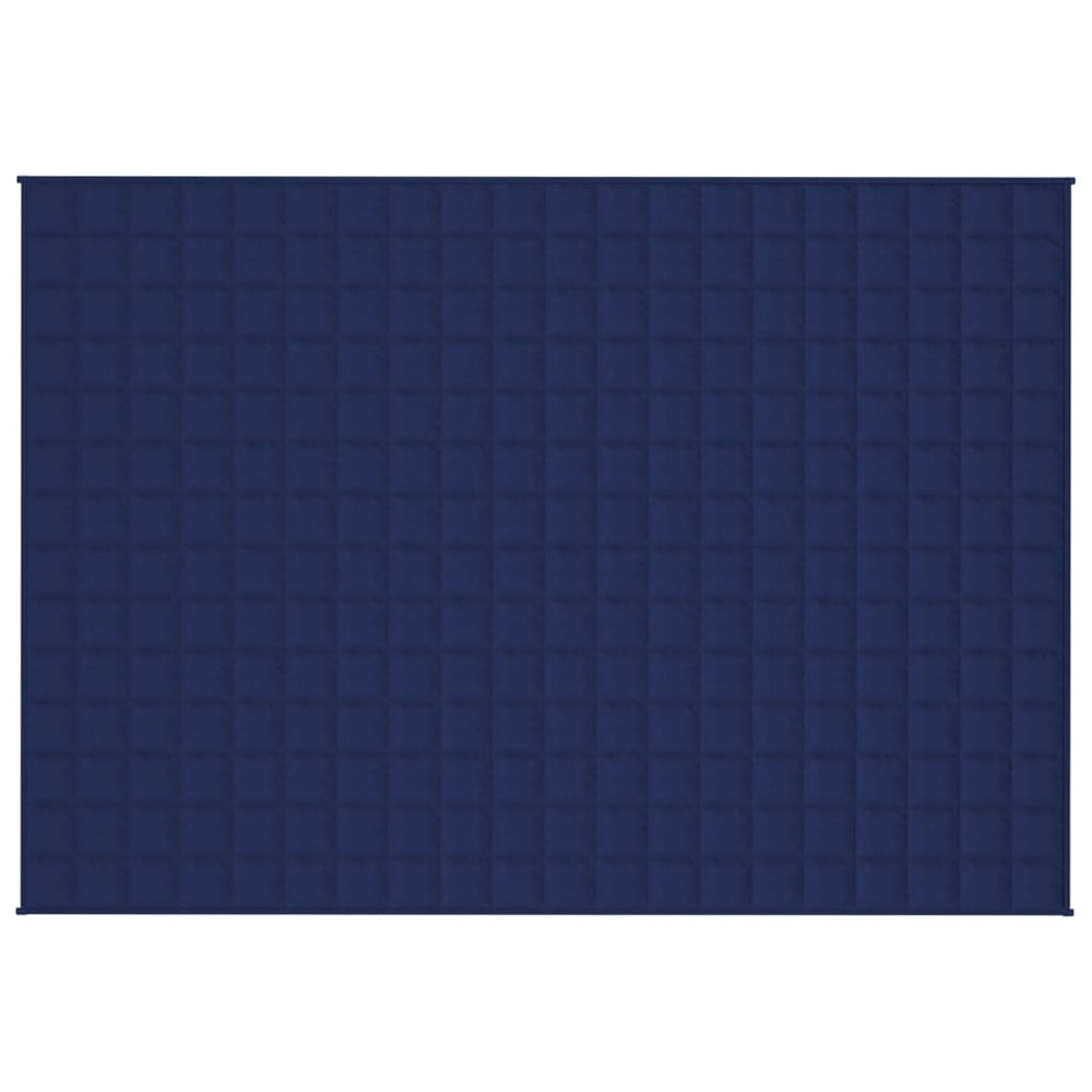 Vidaxl verzwaringsdeken 137x200 cm 6 kg stof blauw