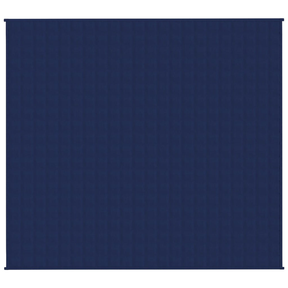 Vidaxl weighted blanket 200x220 cm 9 kg fabric blue