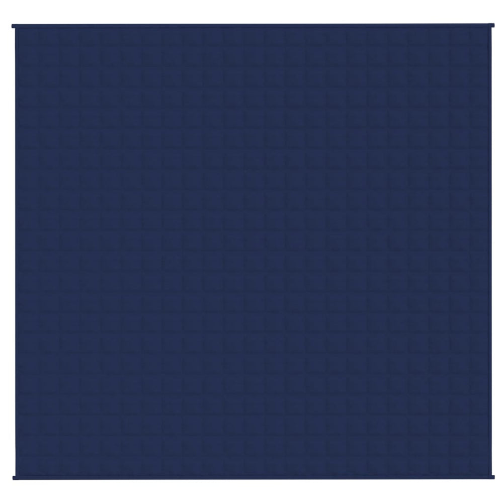 Vidaxl weighted blanket 220x230 cm 15 kg fabric blue