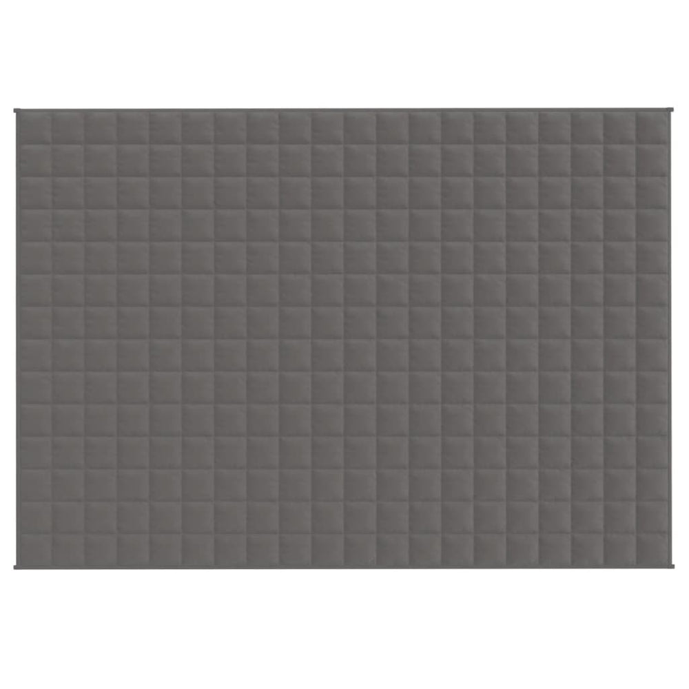 Vidaxl weighted blanket 137x200 cm 10 kg fabric gray
