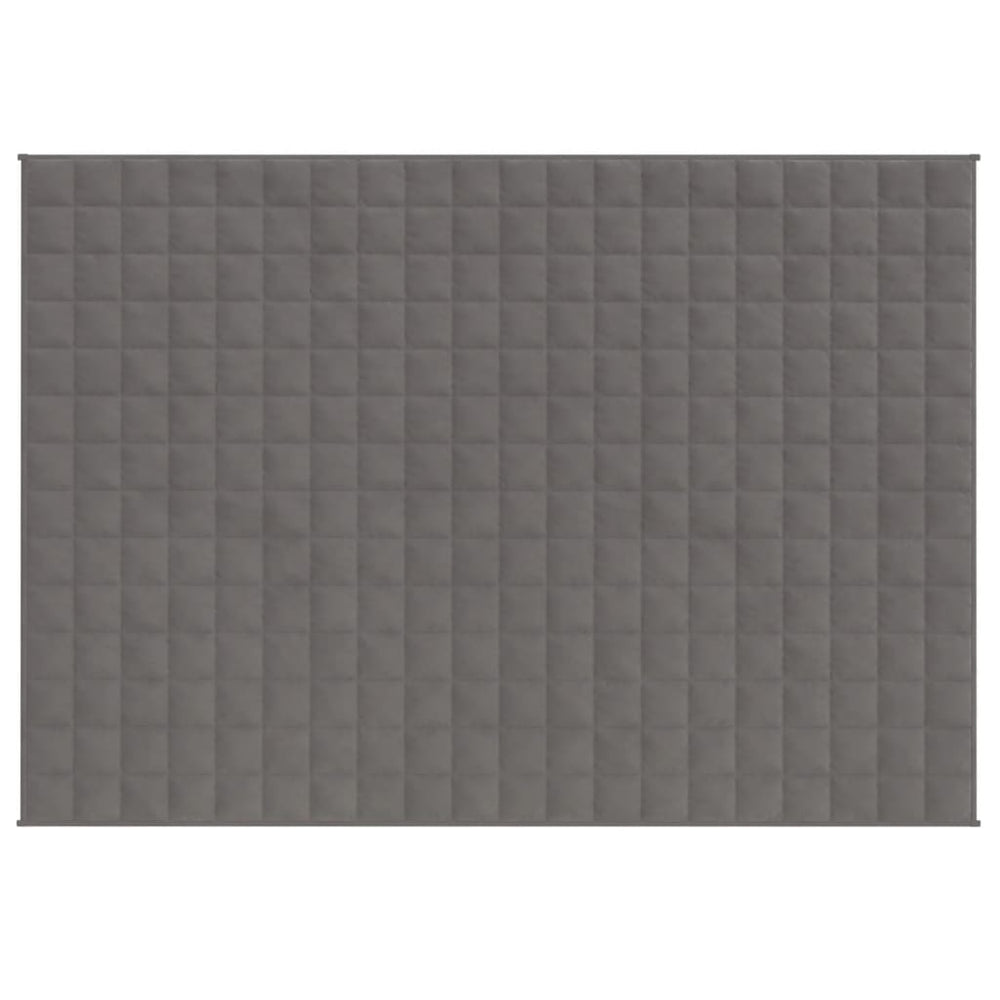 Vidaxx manta lastrada 152x203 cm 7 kg tela gris