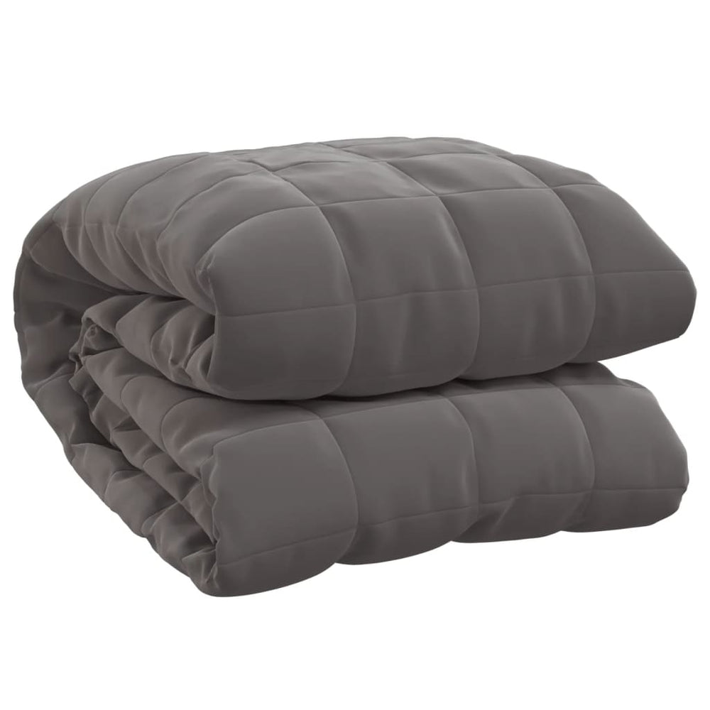 Vidaxl weighted blanket 200x230 cm 13 kg fabric gray