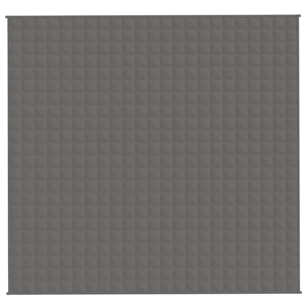 Vidaxl weighted blanket 220x230 cm 11 kg fabric gray