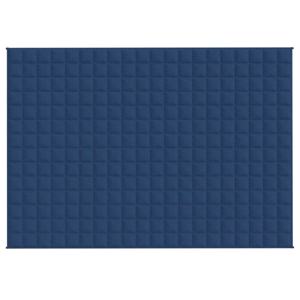 Vidaxx tehtana odeja 135x200 cm 6 kg tkanina modra