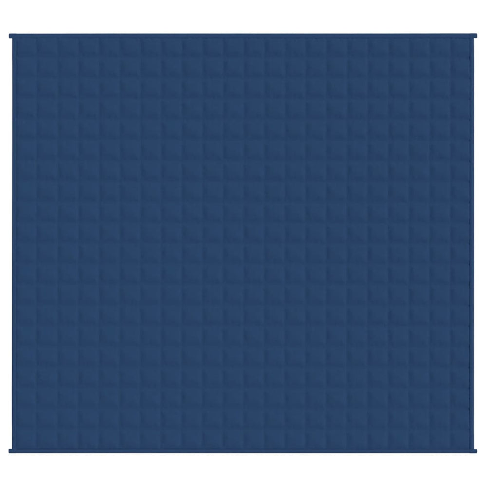 Vidaxl weighted blanket 220x240 cm 15 kg fabric blue