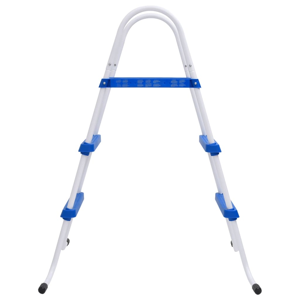 Vidaxl swimming pool ladder 84 cm blue and white