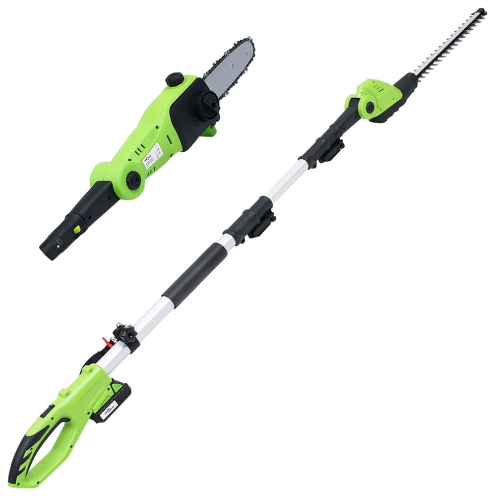 Set di attrezzi da giardino wireless VidaXL da 4 pezzi con caricabatterie e batterie