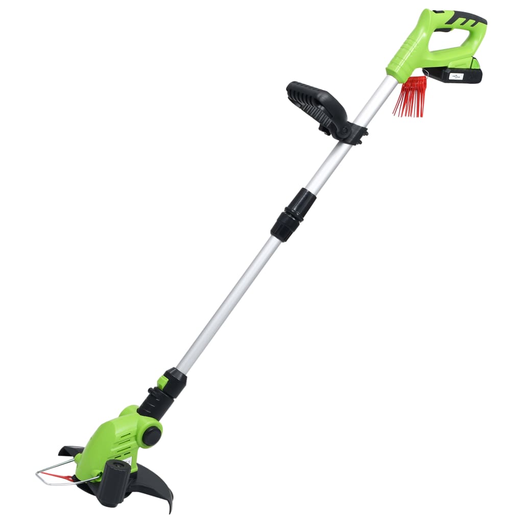 Set di attrezzi da giardino wireless VidaXL da 4 pezzi con caricabatterie e batterie