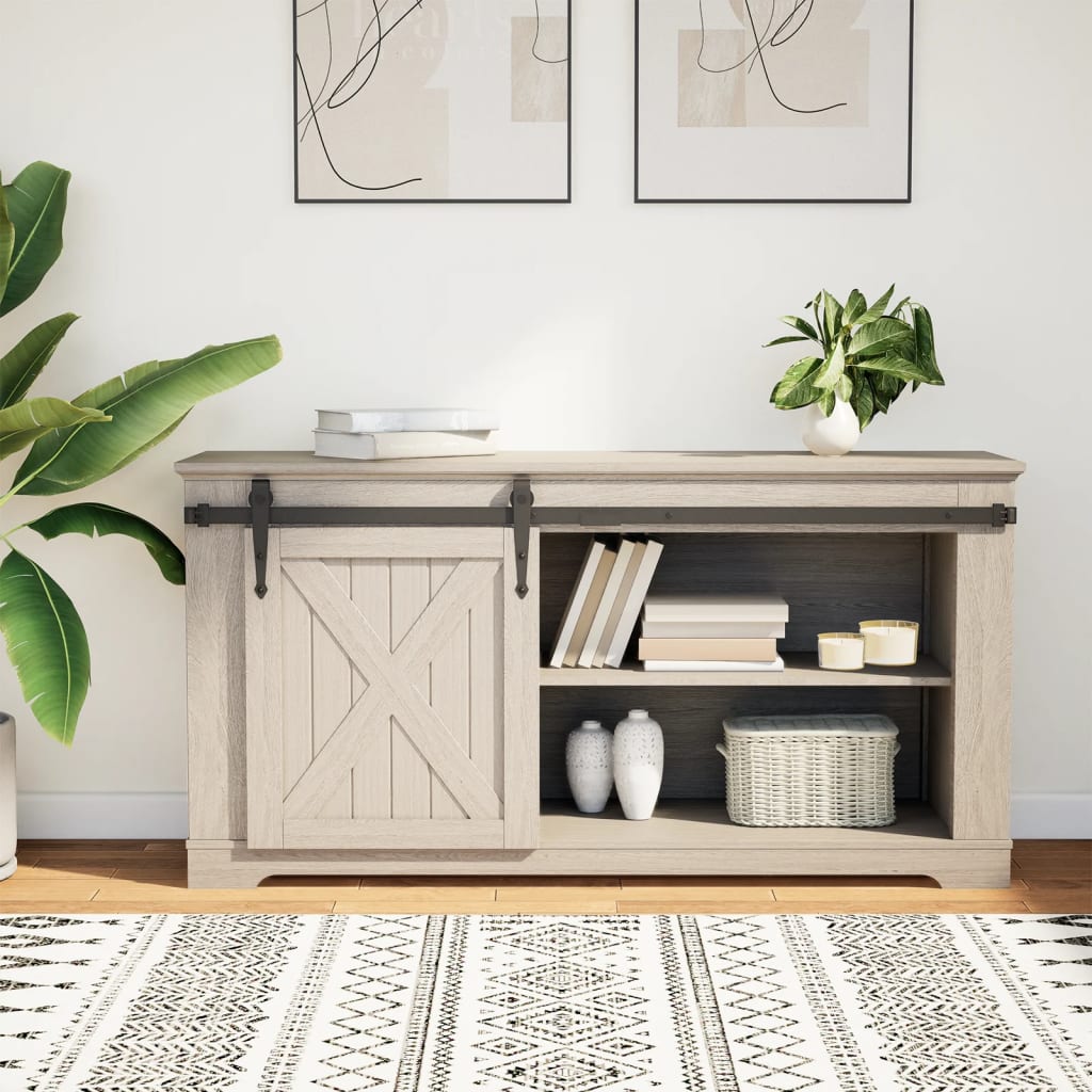 Vidaxx Aufhängeset für Mini-Schiebetür 122 cm Kohlenstoffstahl schwarz