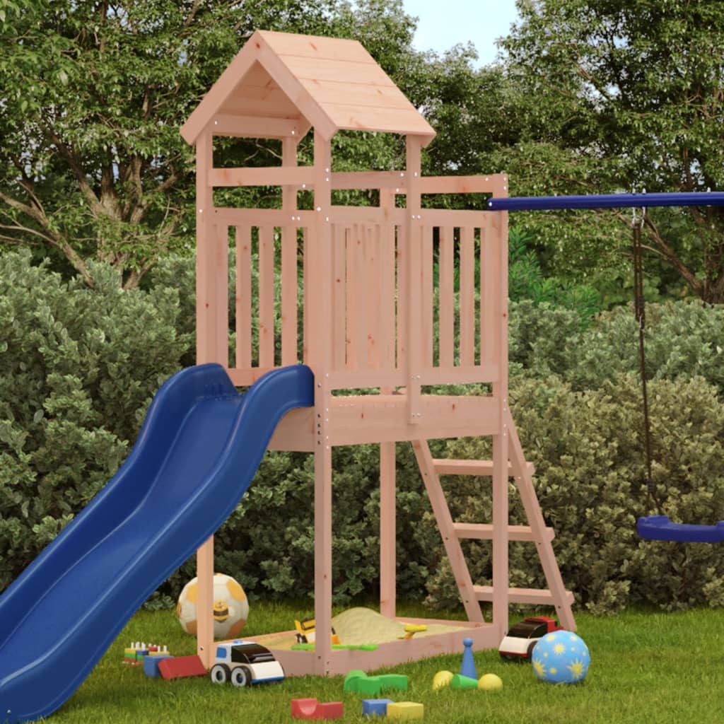 Vidaxl Playhouse 53x110x214 cm Trden Douglas Wood