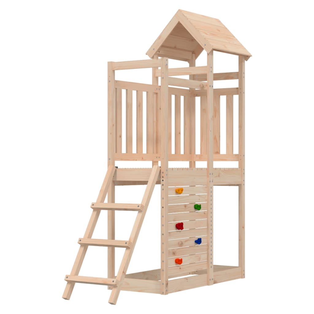 Vidaxl Playhouse 52.5x110.5x214 cm Solid furu tre