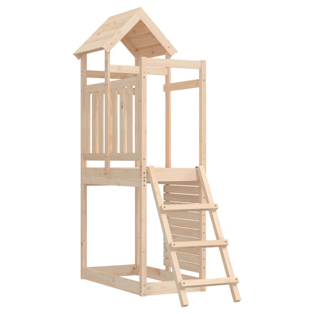 Vidaxl Playhouse 52.5x110.5x214 cm Solid furu tre