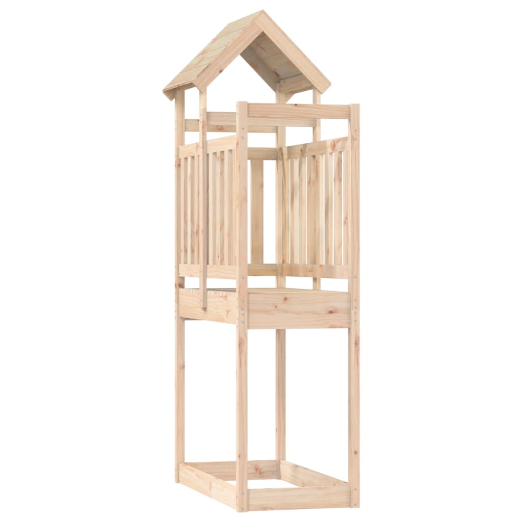 Vidaxl Play Tower 52.5x110.5x214 cm Solid furu tre