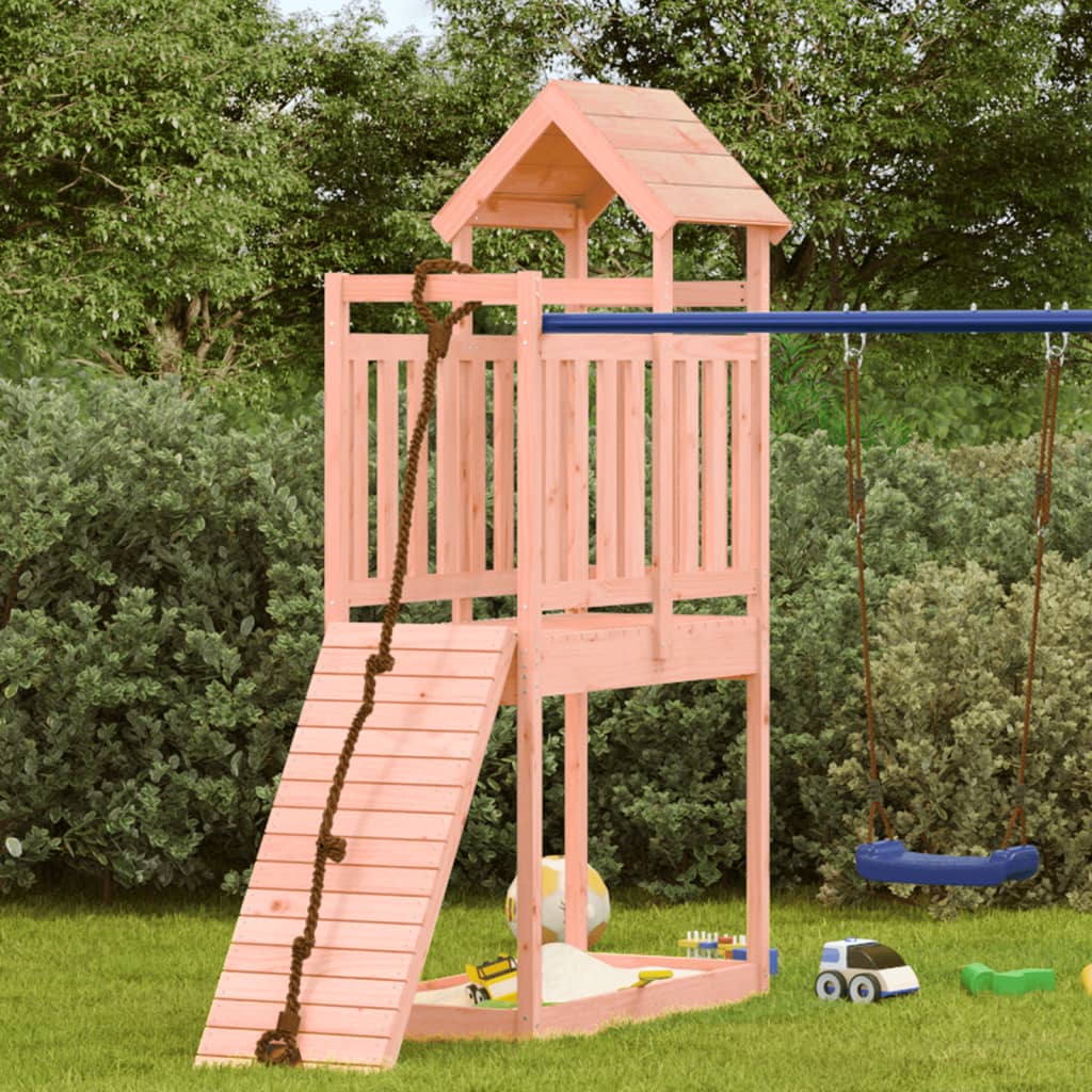Vidaxl Play Tower 52.5x110.5x214 cm Solid Douglas Wood