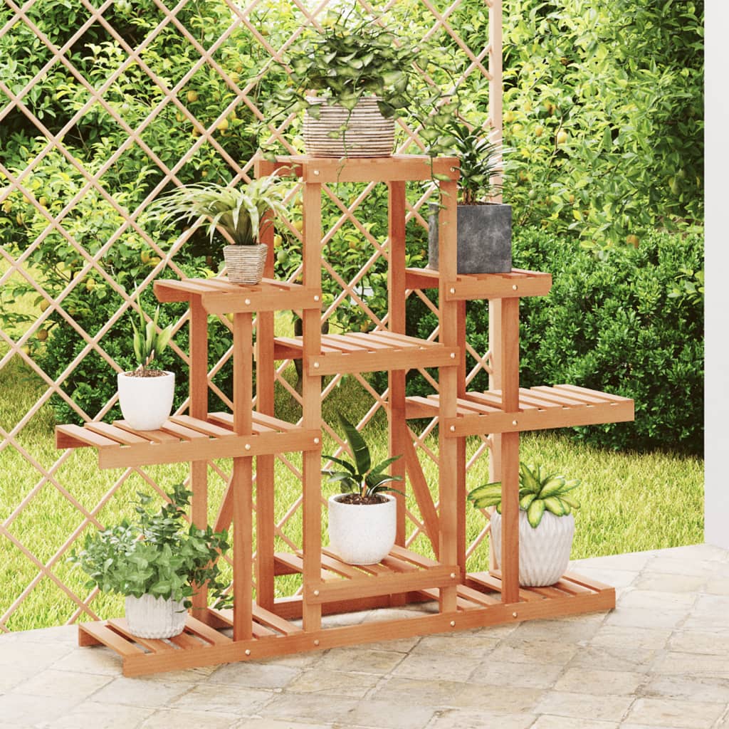 Поставка за цветя Vidaxx 110x25x96 см борова дървесина масив