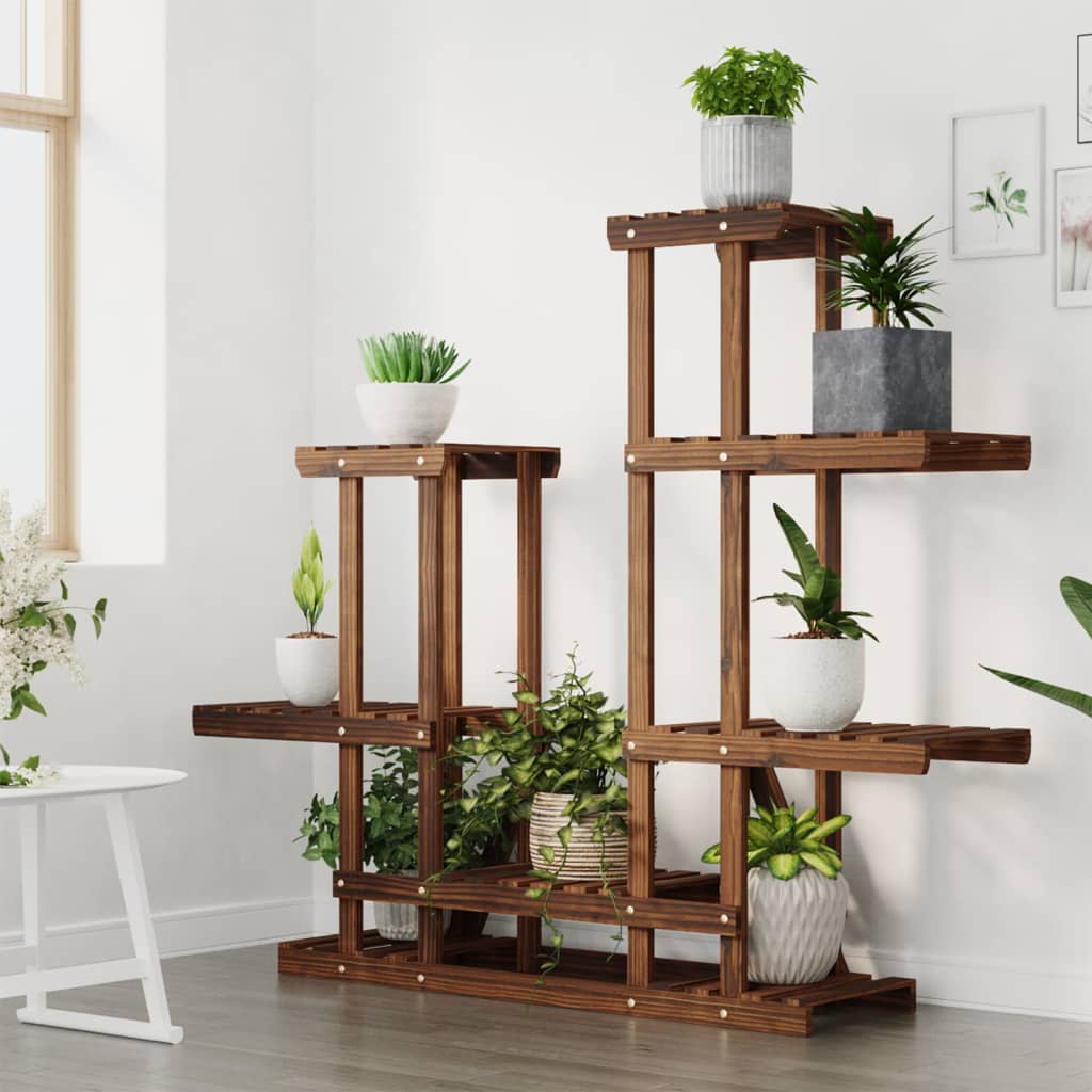 Vidaxx augalų stovas 95x25x96 cm pušies masyvo