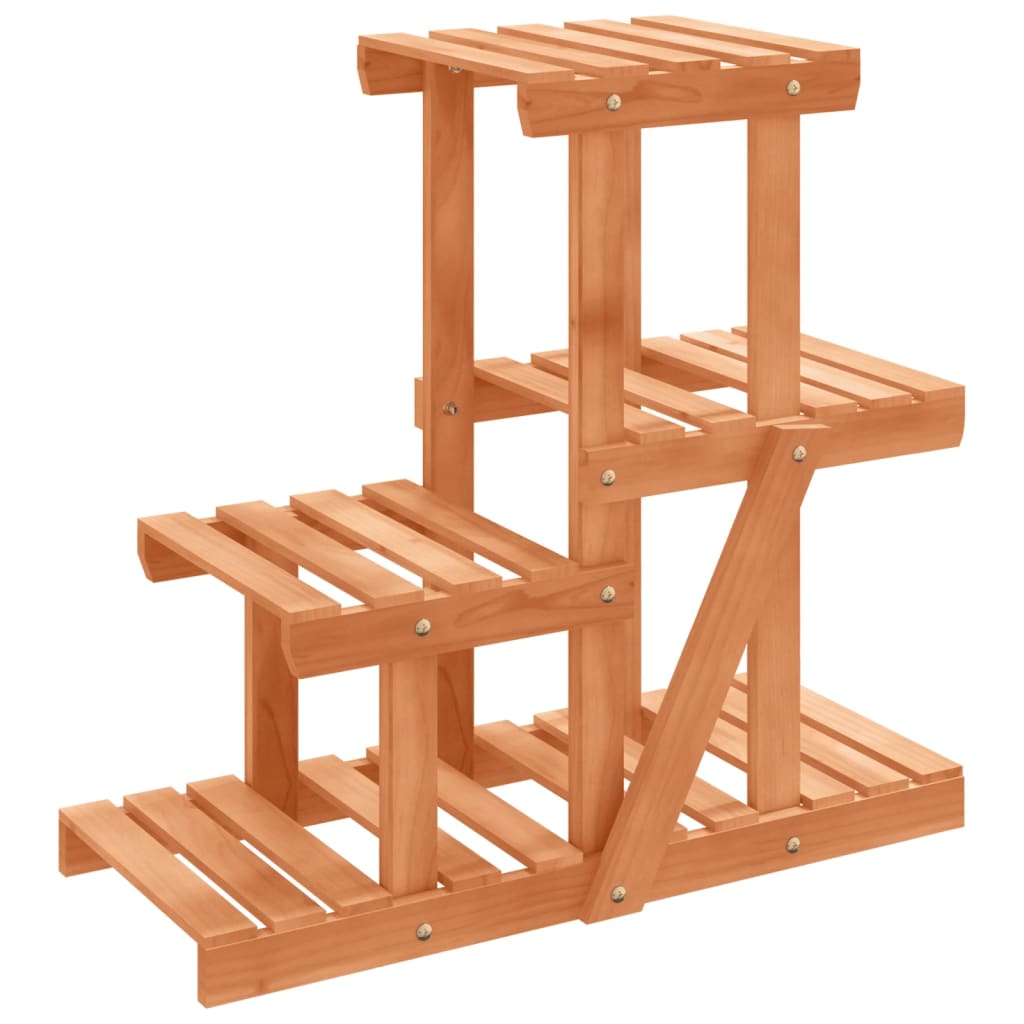 Vidaxl plant stand 58x25x51 cm solid pine wood