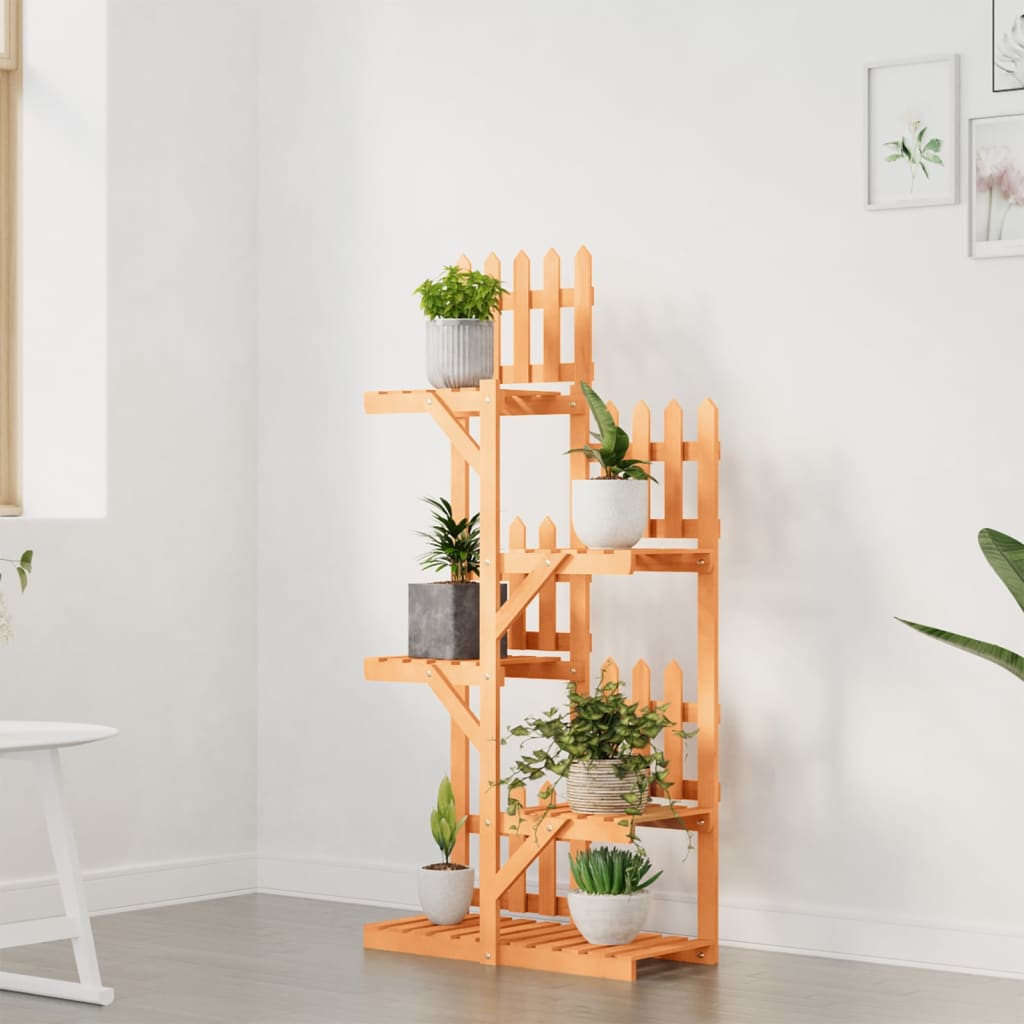 Поставка за растения Vidaxx 60x25x130 см масивна борова дървесина