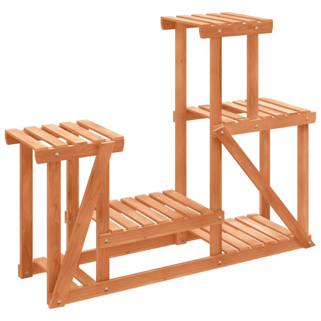 Vidaxl plant stand 90x25x73.5 cm solid pine wood