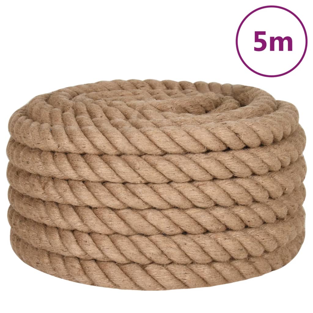 Vidaxxl-Seil 5 m lang, 36 mm dicke Jute