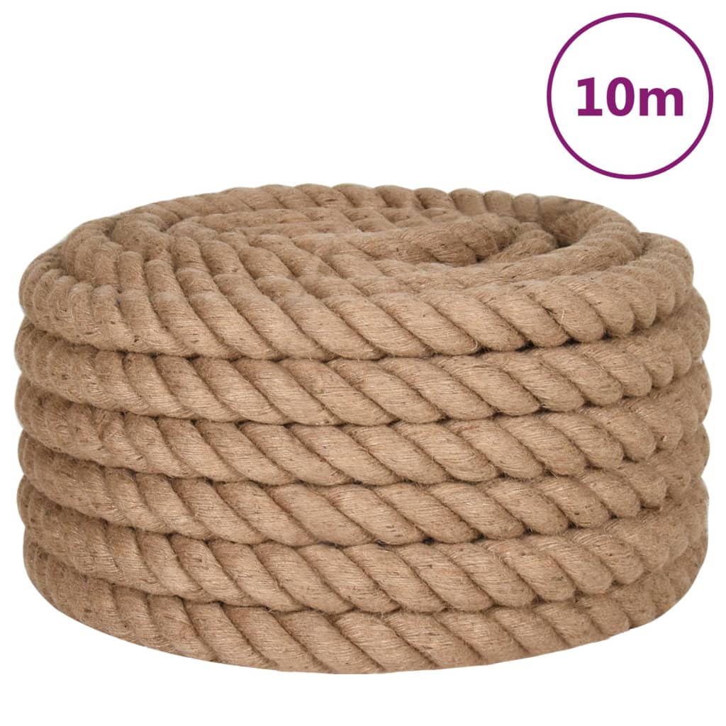 Vidaxl rope 10 m long 40 mm thick jute