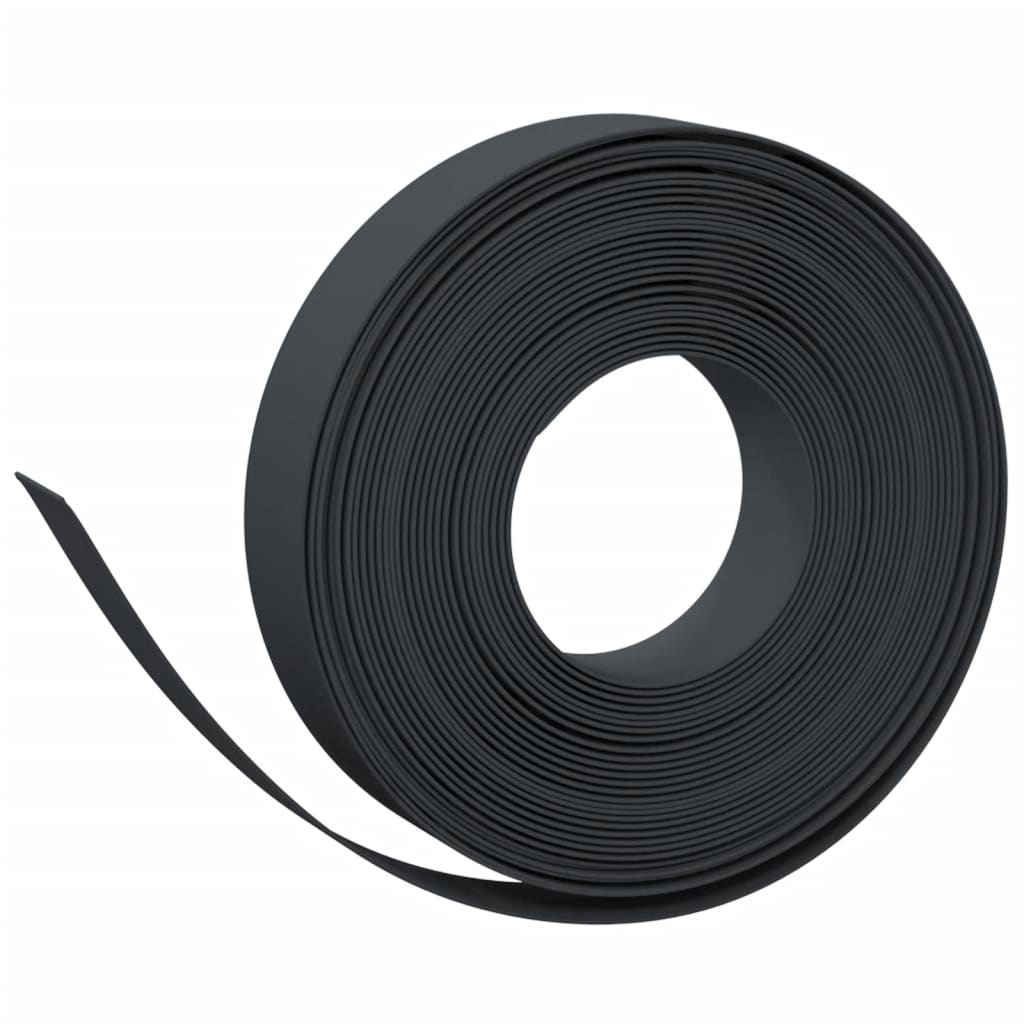Vidaxl Gartenbegrenzung 10 m 10 cm Polyethylen schwarz