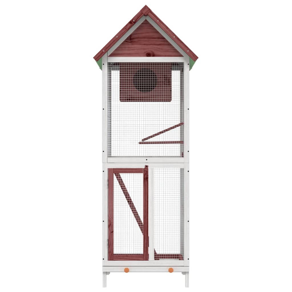 Vidaxl Aviary 60x58.5x160 cm trden borov bor