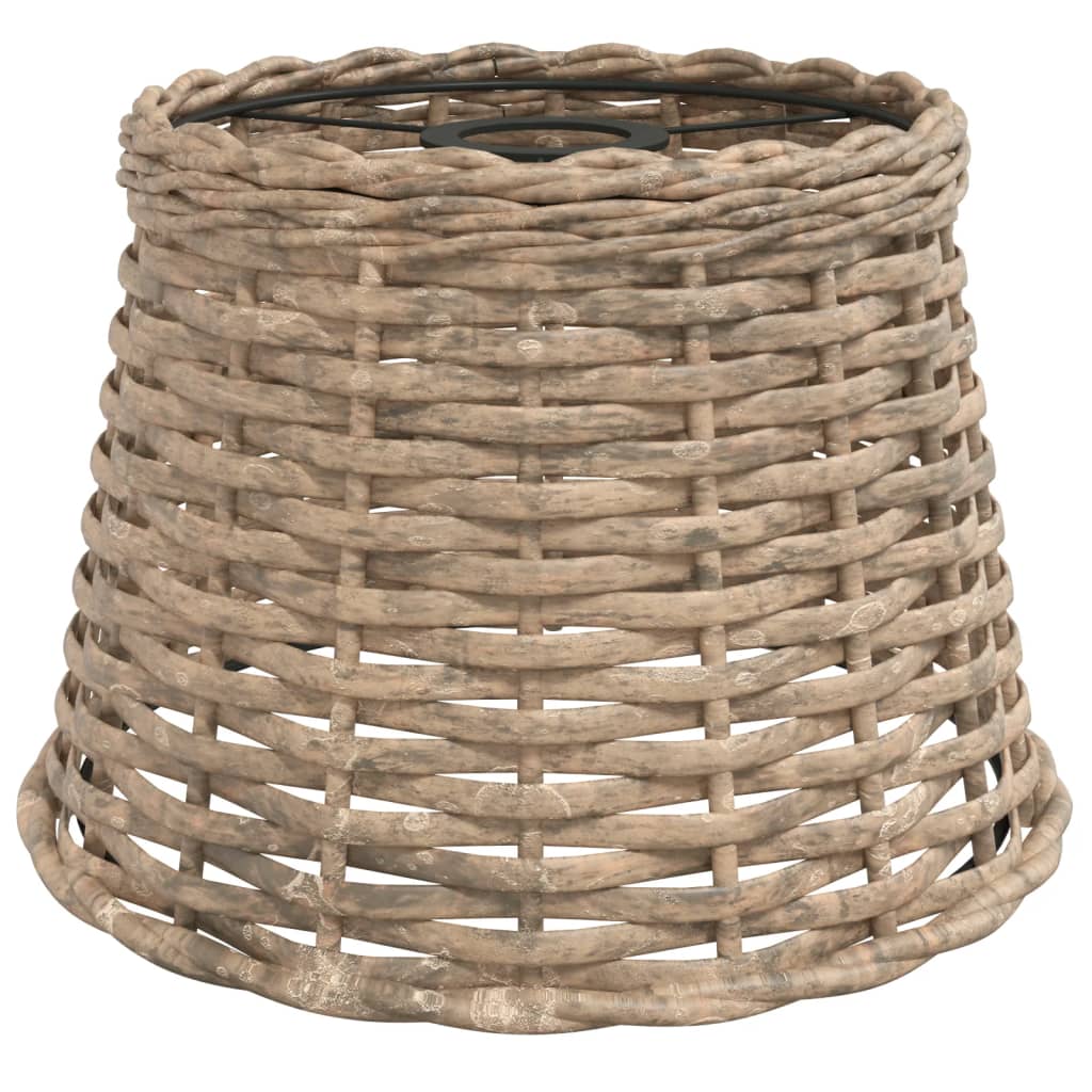 Vidaxl ceiling lampshade ø25x17 cm wicker brown