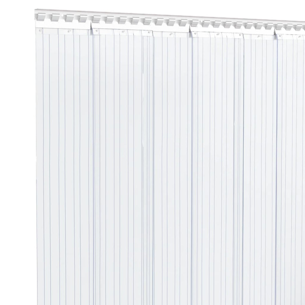 Vidaxxl door curtain 200 mm x 1.6 mm 10 m PVC transparent
