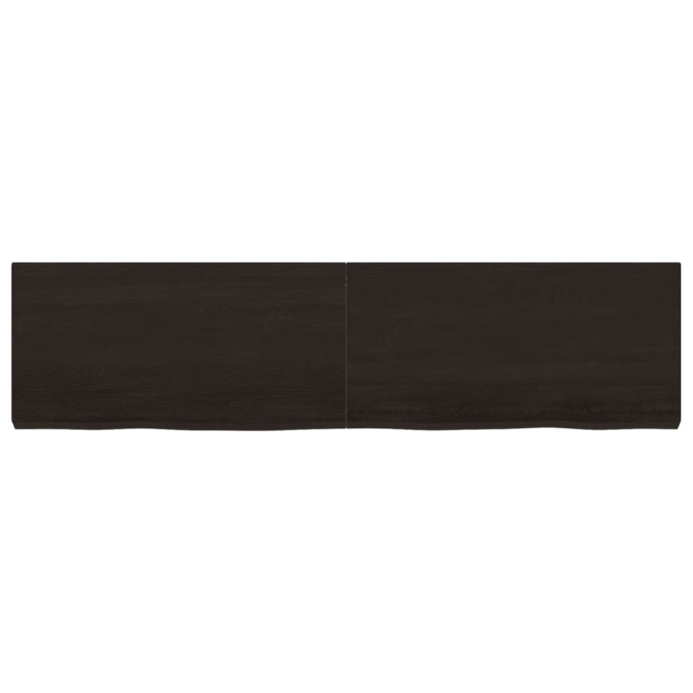 Vidaxx Washbasin Top 160x40x (2-6) CM behandelt de staarke Holz donkelbrong behandelt