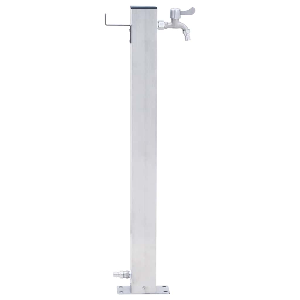 Vidaxx Wassersäule quadratisch 40 cm Edelstahl