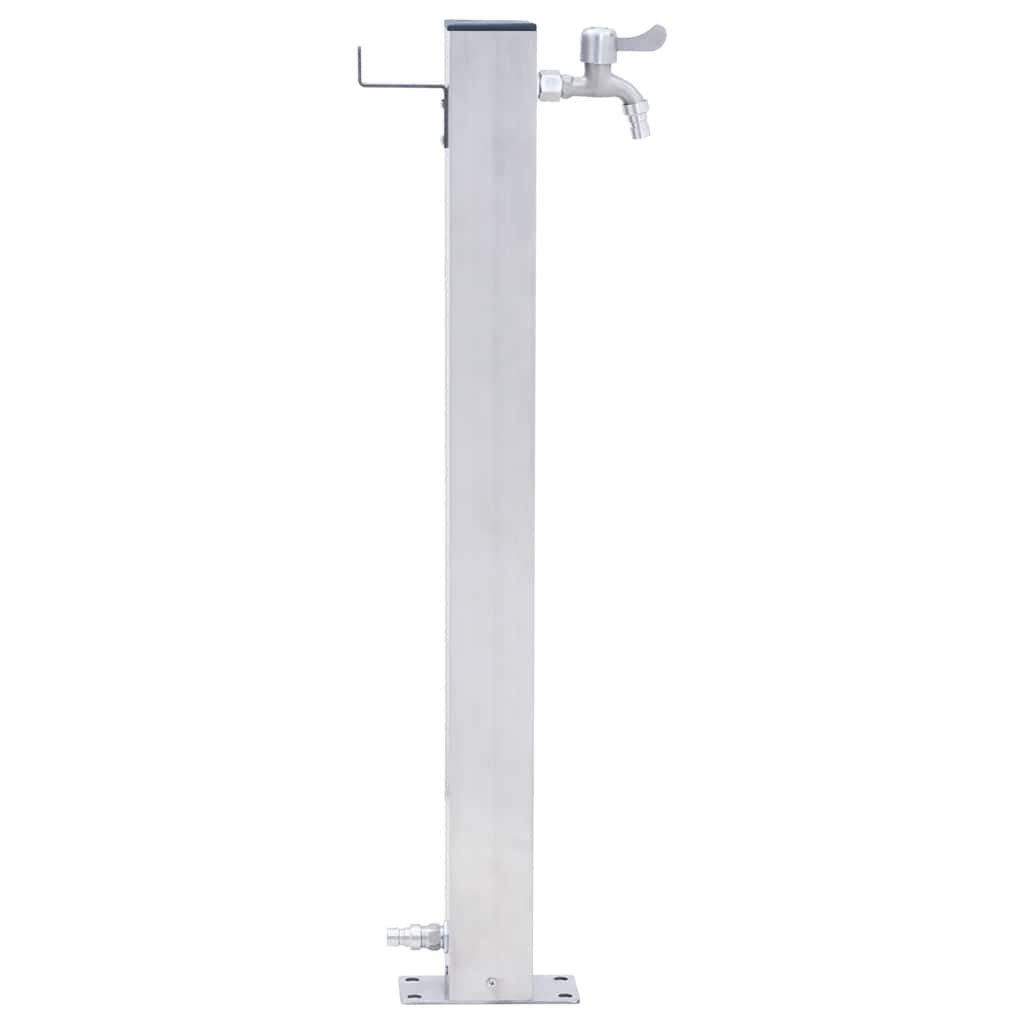 Vidaxx Wassersäule quadratisch 60 cm Edelstahl